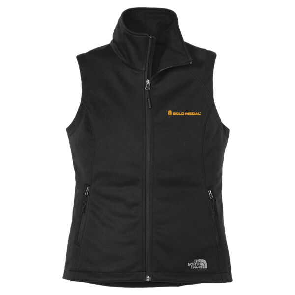 Gold Medal Embroidered - Ladies Ridgewall Soft Shell Vest Thumbnail