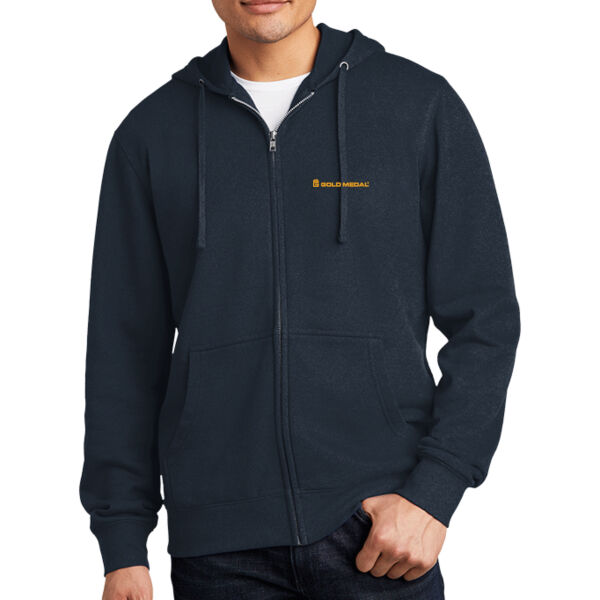 Gold Medal Embroidered - Fleece Full Zip Hoodie Thumbnail