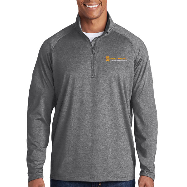 Gold Medal Tagline Embroidered - Sport Wick ® Stretch 1/4 Zip Pullover Thumbnail