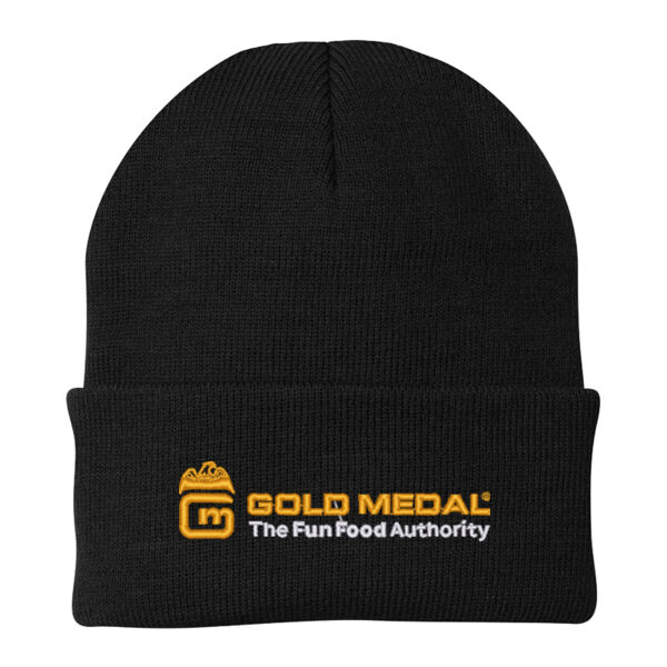 Gold Medal Tagline Embroidered - Knit Cap Thumbnail