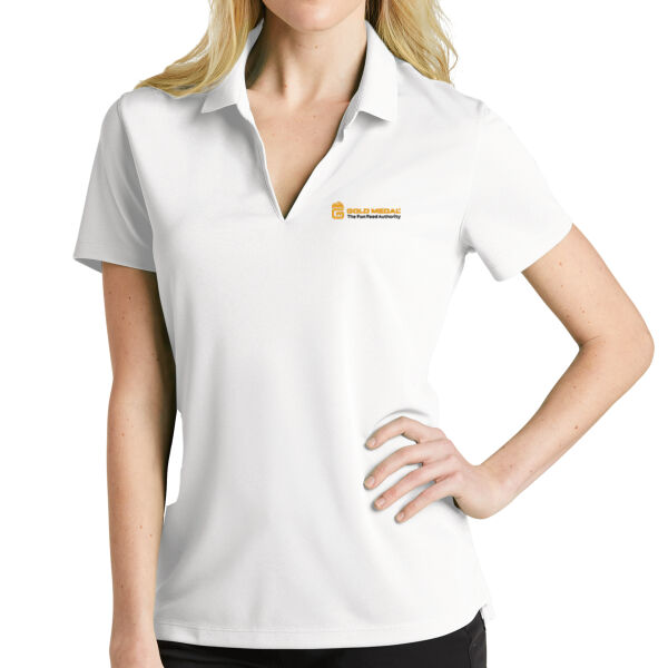 Gold Medal Tagline Embroidered - Ladies Dri FIT Micro Pique 2.0 Polo Thumbnail