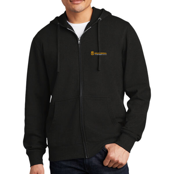 Gold Medal Tagline Printed - Fleece Full Zip Hoodie Thumbnail