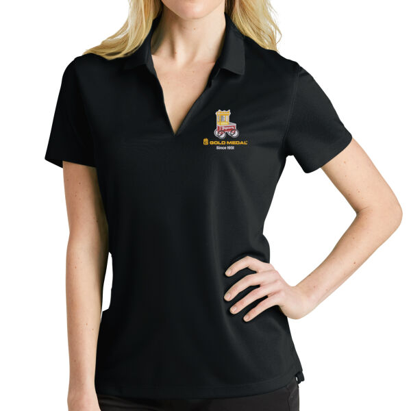 Gold Medal Popcorn Cart Embroidered - Ladies Dri FIT Micro Pique 2.0 Polo Thumbnail
