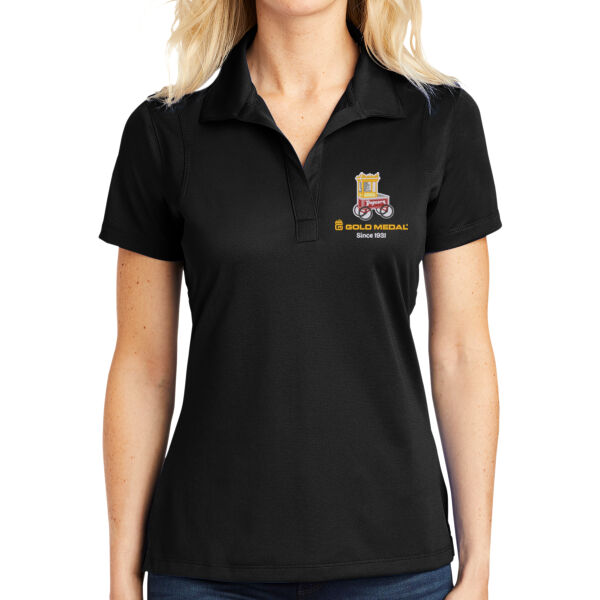 Gold Medal Popcorn Cart Embroidered - Ladies Micropique Sport Wick ® Polo Thumbnail