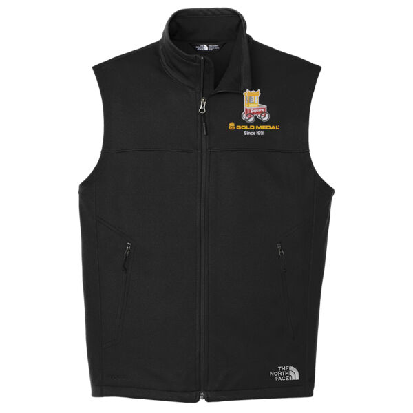 Gold Medal Popcorn Cart Embroidered - Ridgewall Soft Shell Vest Thumbnail