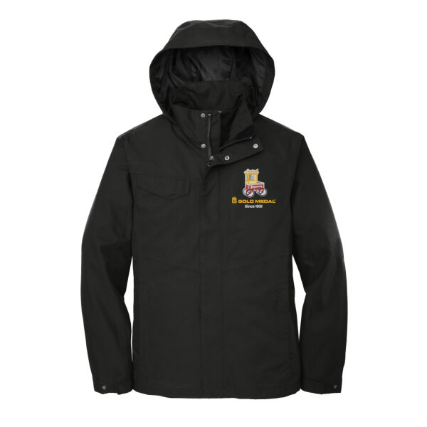 Gold Medal Popcorn Cart Embroidered - Collective Outer Shell Jacket Thumbnail