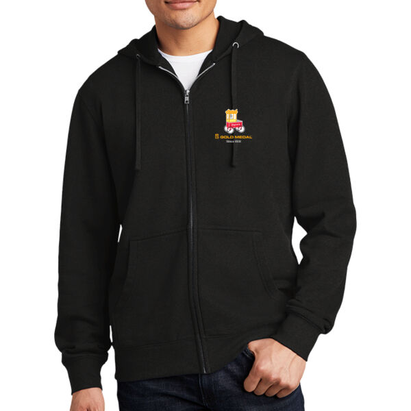 Gold Medal Popcorn Cart Printed - Fleece Full Zip Hoodie Thumbnail