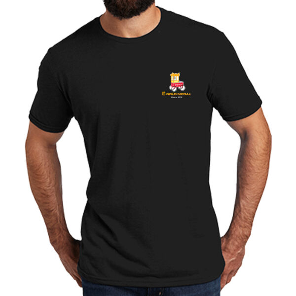 Gold Medal Popcorn Cart Printed - Unisex Tri Blend Tee Thumbnail