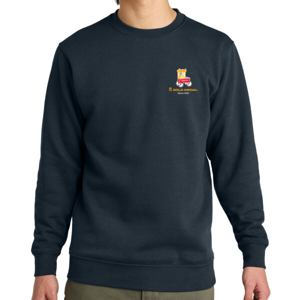Gold Medal Popcorn Cart Printed - Fleece Crew Sweatshirt Thumbnail