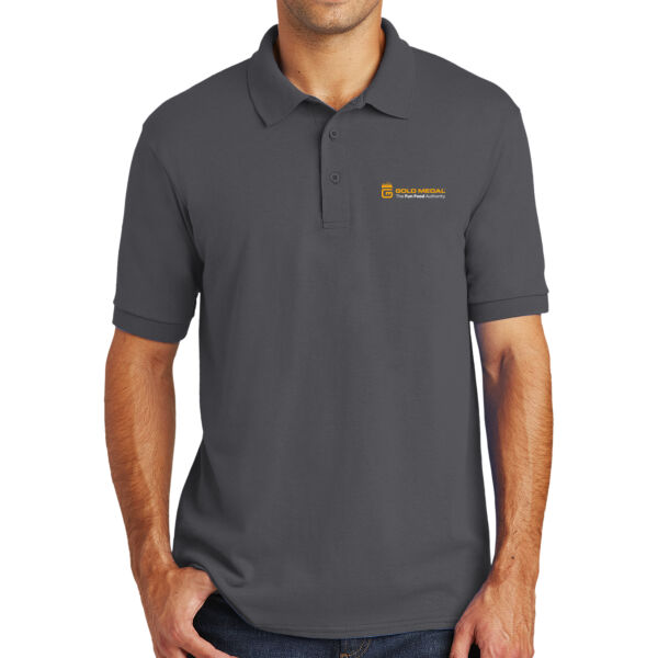 Gold Medal Tagline Printed- Core Blend Jersey Knit Polo Thumbnail