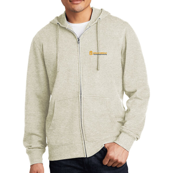 District Gold Medal Tagline Embroidered- - Fleece Full Zip Hoodie Thumbnail