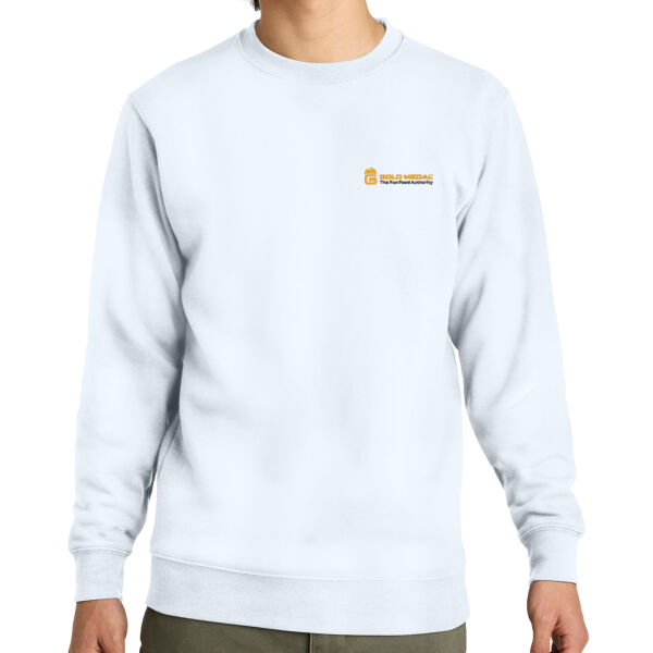 District Gold Medal Tagline Embroidered- - Fleece Crew Sweatshirt Thumbnail